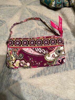 Vera Bradley wristlet in the "Very Berry Paisley